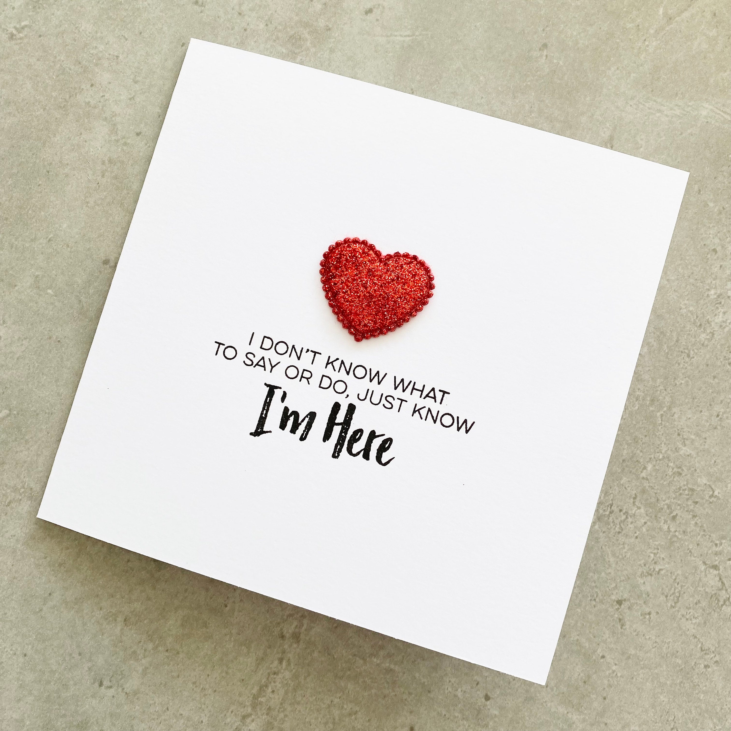 I'm Here for You Card Thinking of You Friend, Sympathy, Comfort, Hug - Etsy  Denmark