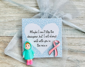 Friend I'm Here For You Gift - Breast Cancer Illness Support Present, Thinking of You