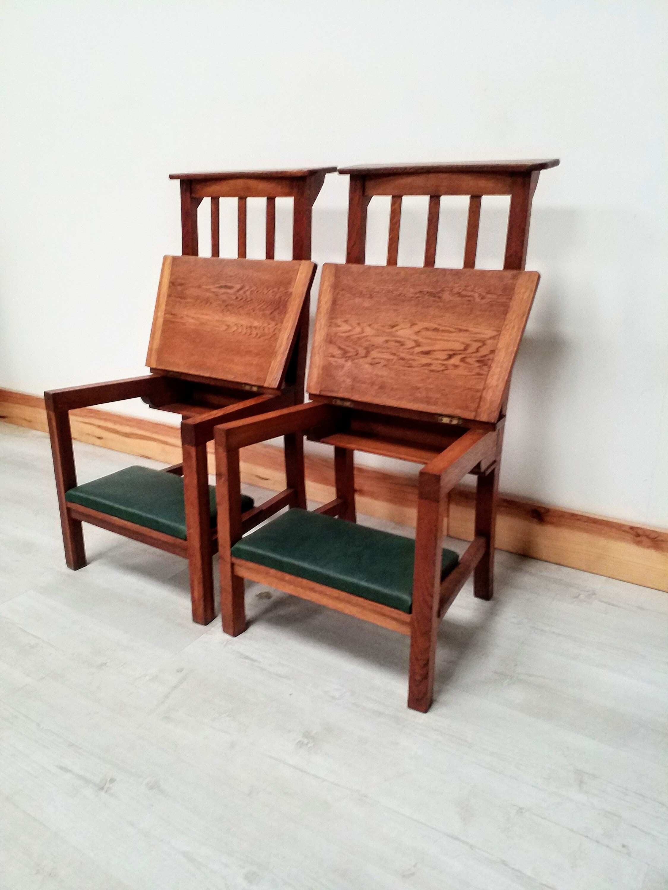 Antique Church Prayer Chair