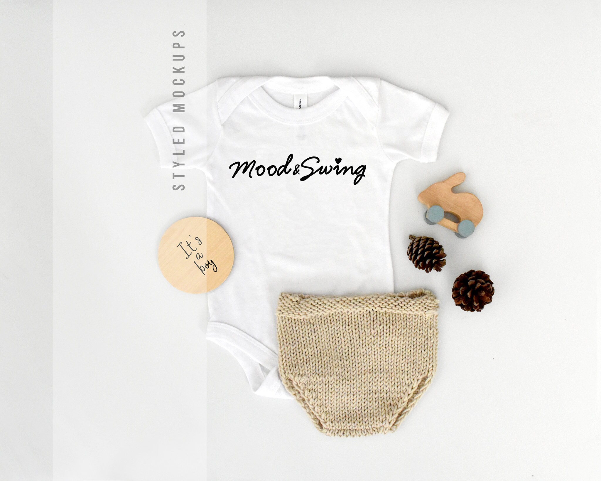 Download Digital Pregnancy Announcement Bella Canvas Mockup Baby Etsy