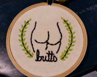 3 Inch Custom Embroidered Hoop Art