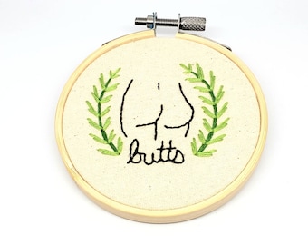 Classy Butts Laurel Embroidery