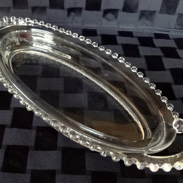 Imperial  Glass Candlewick Celery Tray