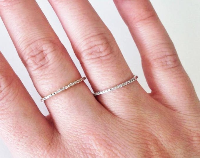 solid gold eternity rings