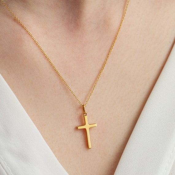 Sterling Silver Children's Cross Necklace