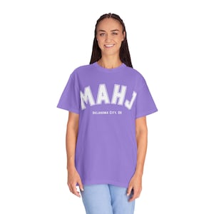 American Mahjong T-Shirt, Unisex Garment-Dyed Tee, Comfortable Casual Top, Summer Mahjong Apparel, Gift for Mahjong Players and Friends