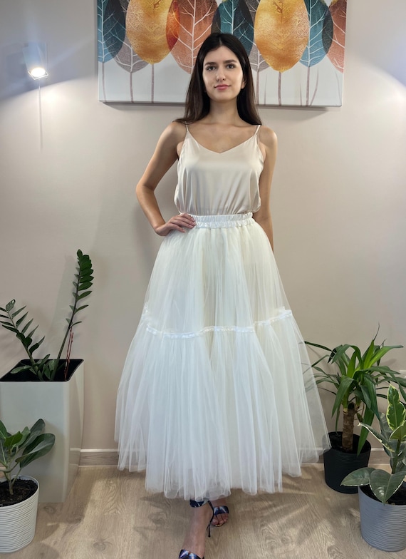 Treat ürself volume tulle tutu ivory