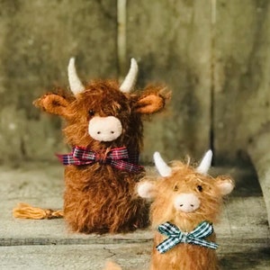 PDF FILES Highland Cow - Sewing pattern - Instant Download - The Wishing Shed craft