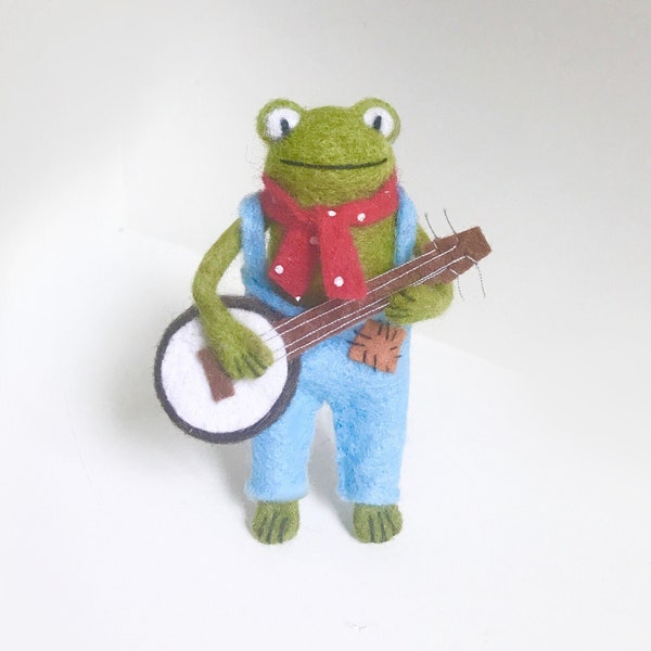 PDF FILES Needle Felt Pattern - Frog Doll - The Wishing Shed