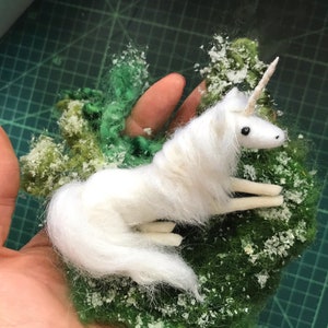 PDF FILES Needle Felt Little Unicorn - Magical Horse - The Wishing Shed