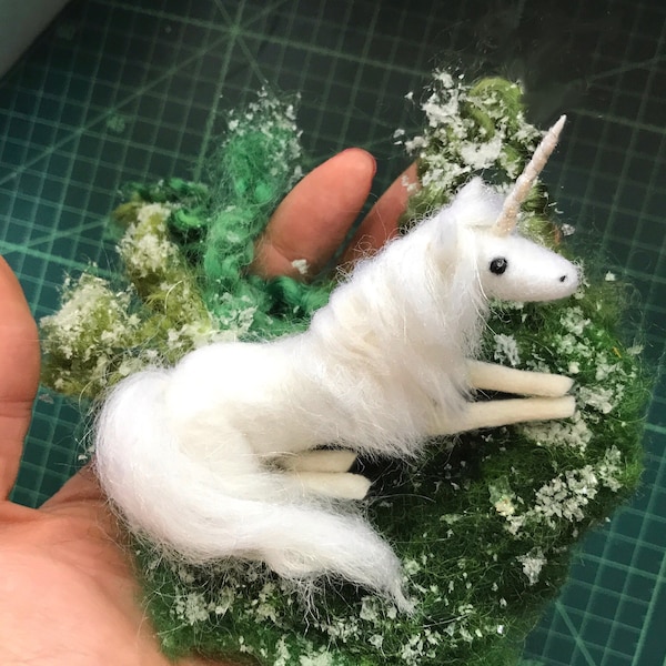 PDF FILES Needle Felt Little Unicorn - Magical Horse - The Wishing Shed