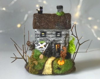 PDF FILES Needle Felt Pattern - Spooky House