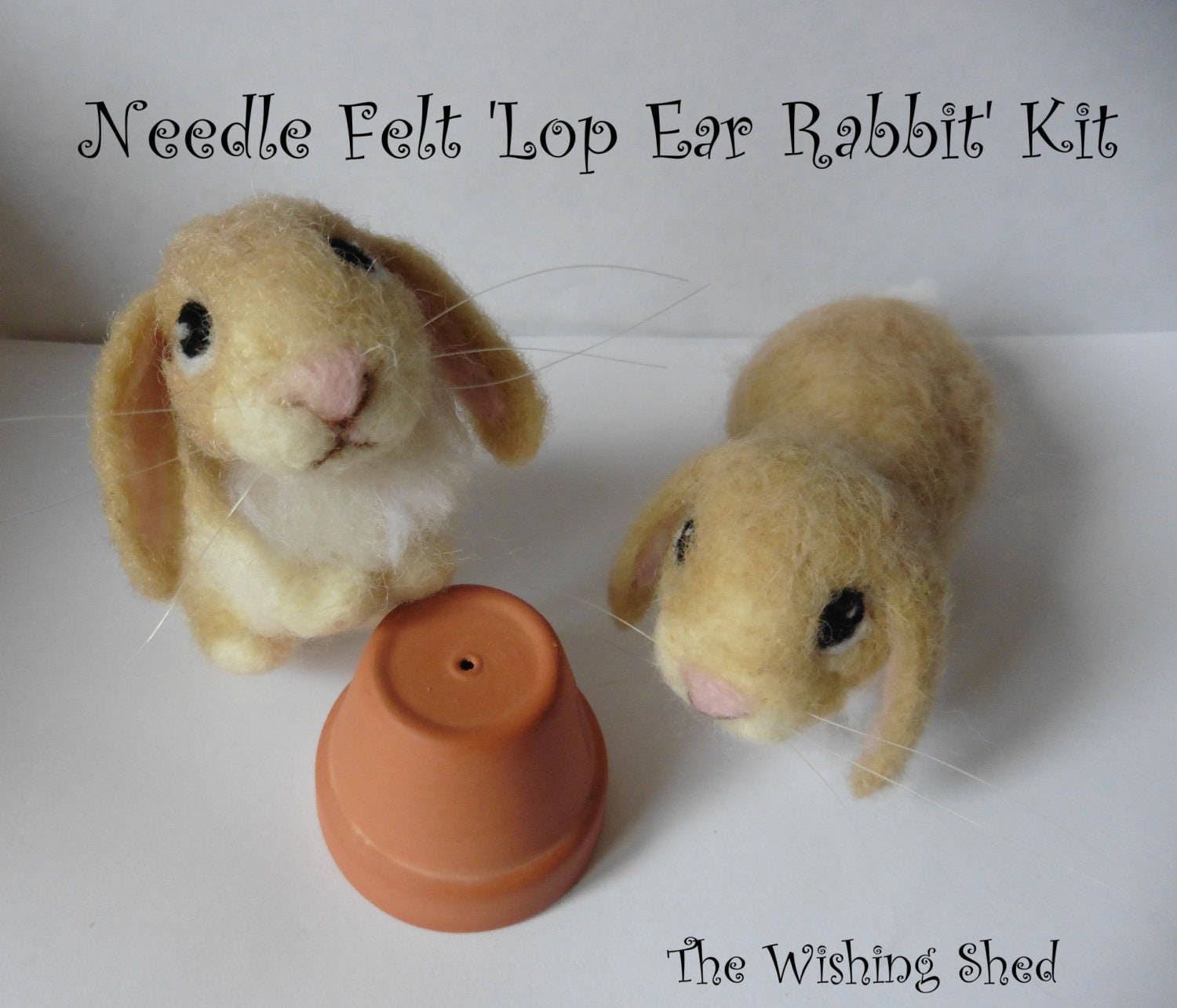 Bunny Needle Felting Kit – The Felted Bee