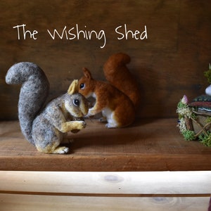 PDF FILES Realistic Needle Felting pattern Sweet Squirrel Instant Download beginner/ intermediate The Wishing Shed craft image 3