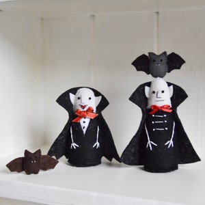 PDF FILES - Vampire & Pet Bat - Easy Sewing Pattern - Instant Download ...