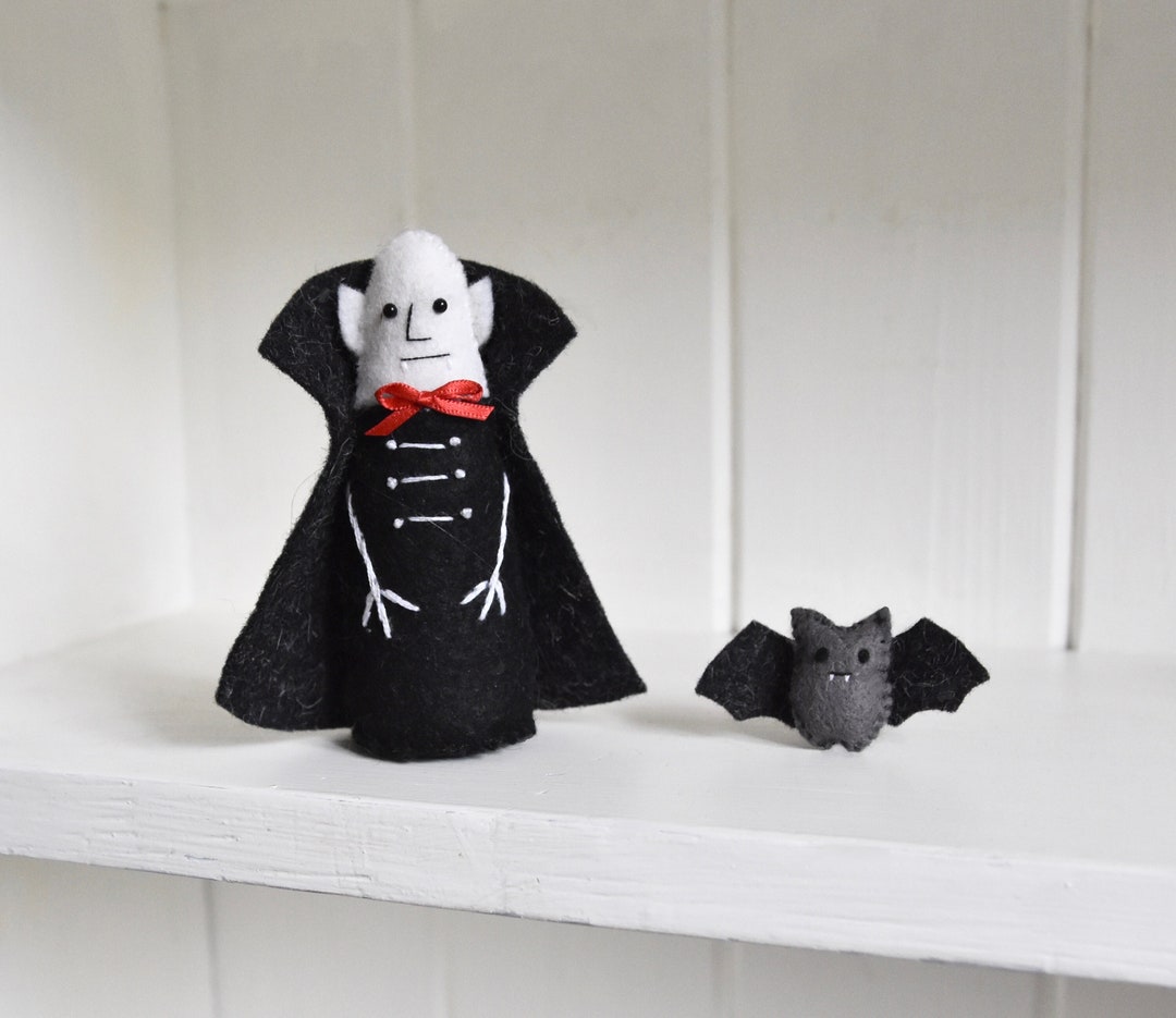 PDF FILES - Vampire & Pet Bat - Easy Sewing Pattern - Instant Download ...