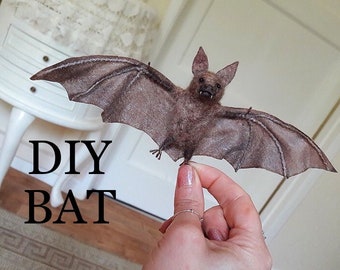 PDF FILES pattern Realistic Needle felt bat - Instant Download - beginner/ intermediate - The Wishing Shed craft