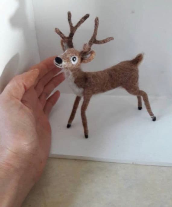 Tuesday Tip: Needle Felting Pad  run red run needle felted collectibles