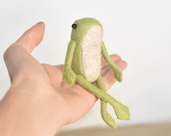 PDF FILES - Frog Doll - Sewing pattern instructions  - Instant Download - The Wishing Shed craft