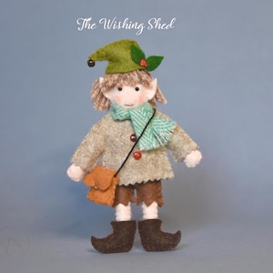 PDF-PATROONBESTANDEN Miniatuur elfenpop - vilten elfje - naaipatroon - poppenhuis - The Wishing Shed