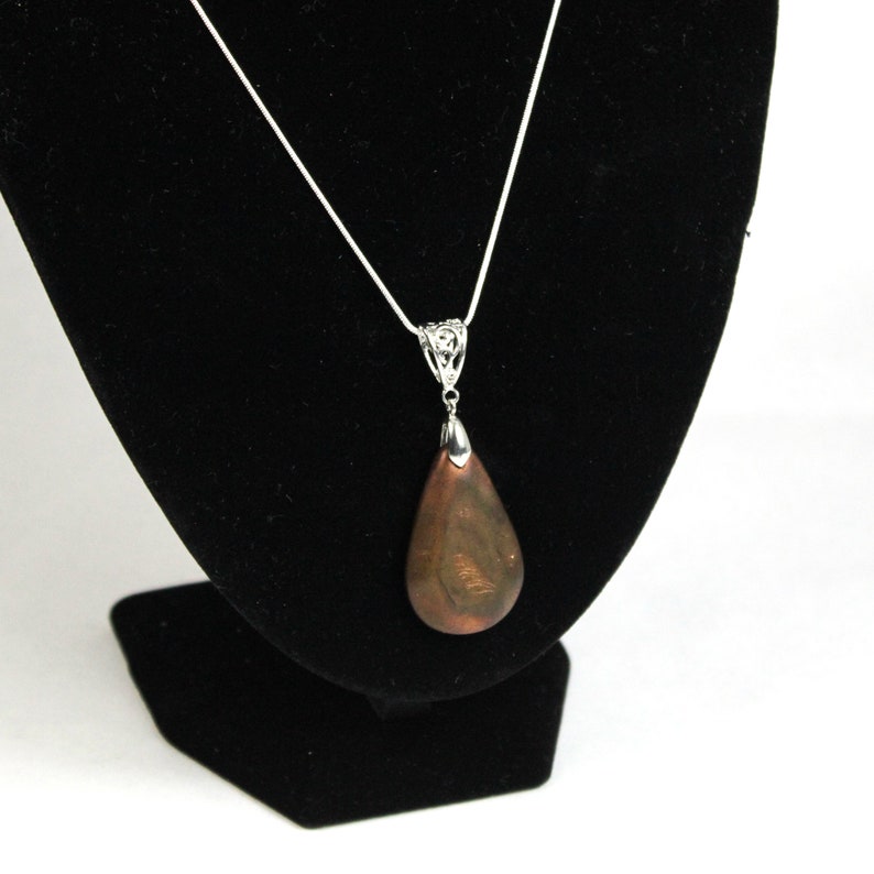 Big Drop Necklaces Colorful Jewelry Copper Teardrop Necklace Mosaic Jewelry Multicolor Necklaces Original Pink Jewelry Gifts for Sister
