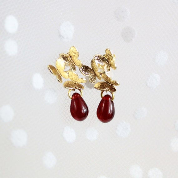 Gold earrings 2024 for grandma