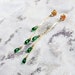 Terri Pullen reviewed Olive Stud Earrings Gold Green Jewelry Cascade Fall - Emerald Spray Earrings Gifts for Wife - Teardrop Long Earrings for Sister Gifts Sale