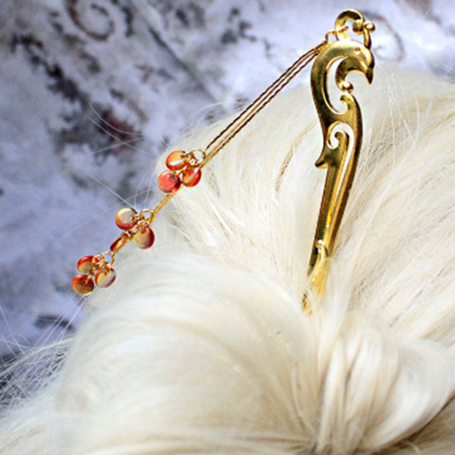 Gold Hair Bird Jewelry Gift for Daughter - Hair Pick for Girlfriend Birthday Gift - Accessories Animal Jewelry for Women Gift Hair Stick Pin