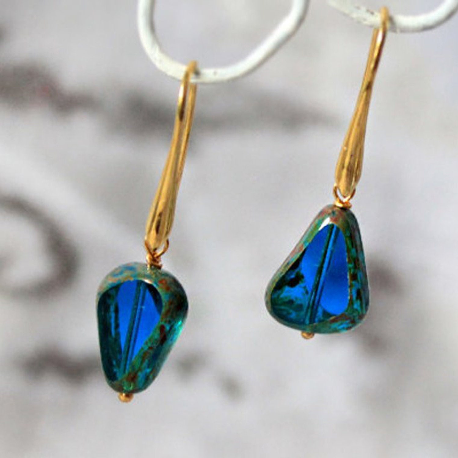 BAMBU Jewelry - Earrings - Dainty Teal Drop