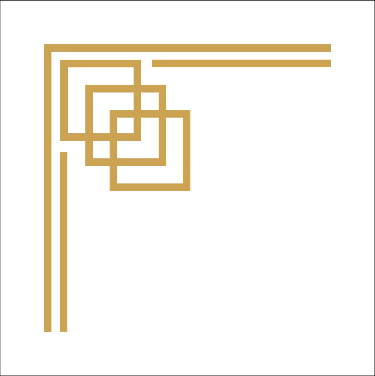 Large Pair 2 Art Deco Style Corner Stickers/wall Decal 203mm Etsy UK