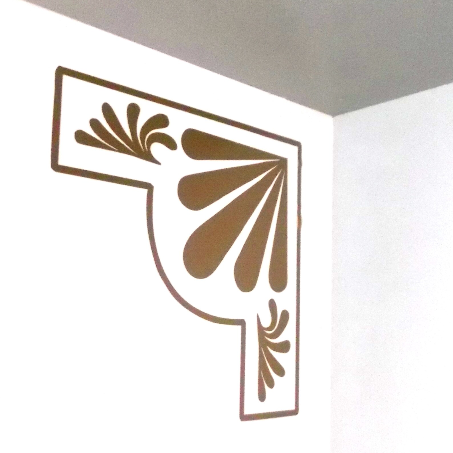 Pair 2 of Art Deco Style Self Adhesive Wall Decals/Stickers Etsy