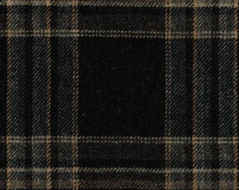 1644//63 Scottish Tweed Fabric 100/% Pure Wool By The Metre Reversible