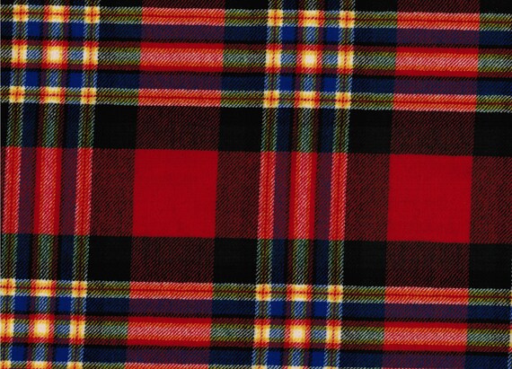 modern tartan fabric