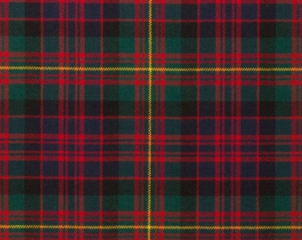 Carnegie Modern Tartan Fabric 10oz 100% Pure Wool