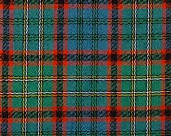 Nicolson Hunting Ancient Tartan Fabric 13oz 100% Pure Wool