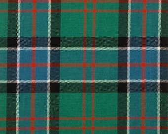 Sinclair Hunting Ancient Tartan Fabric 13oz 100% Pure Wool