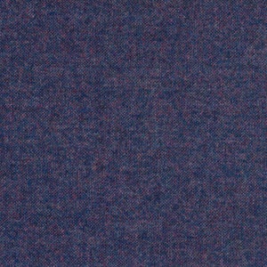 Abraham Moon Fabric 100% Pure Wool Blue Herringbone Weave Ref 1881/42 