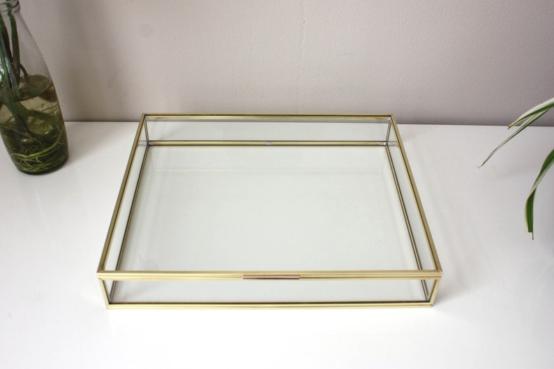 Silver Display Case 40 X 20 Cm 16 X 8, Brass Box, Jewelry Display
