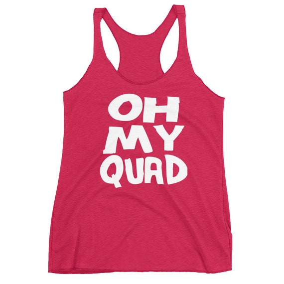 Oh My Quad Workout Tank tops workout tanks with sayings yoga Etsy