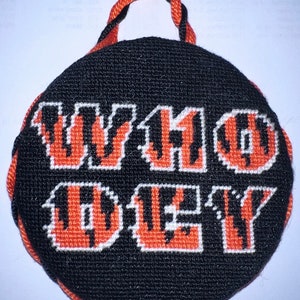 Handmade Custom Needlepoint Ornament