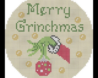 Handmade Custom Needlepoint Christmas Ornament