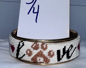 Custom Handmade Dog Cuff Bracelet