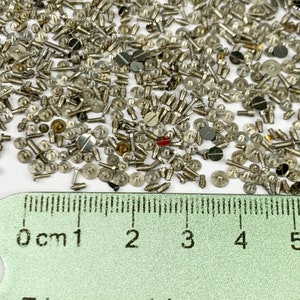 100 Watch Screws Small Steampunk Parts Watchmaker Job Lot Repair Wrist Pocket