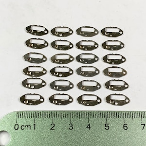 24 Flat Watch Plates Parts Thin Silver Steampunk Altered Art Bendable Watchmaker