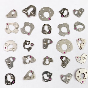 25 Pallet Fork Bridge Plates Watch Parts Steampunk Watchmaker Lot Jewels Repair A