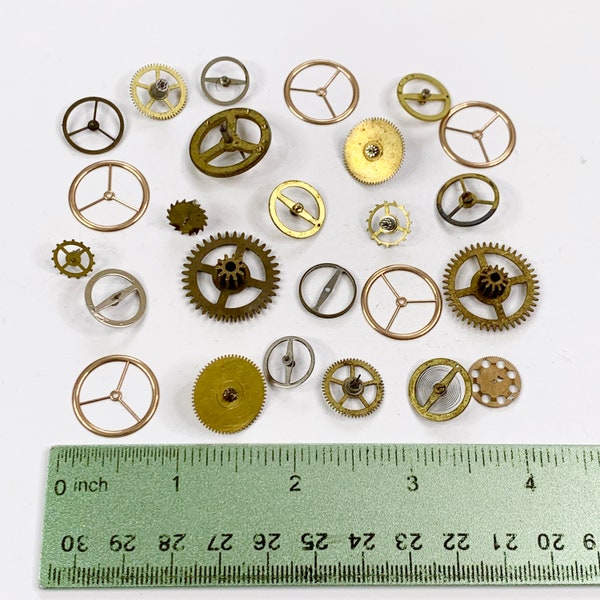 Clock Watch Gears Etsy