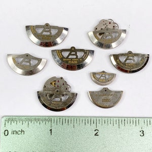 8 Bulova Rotor Lot Watchmaker Watch Part Repair 10AUC 11ACAC 1080AC 10BRC 10BPAC