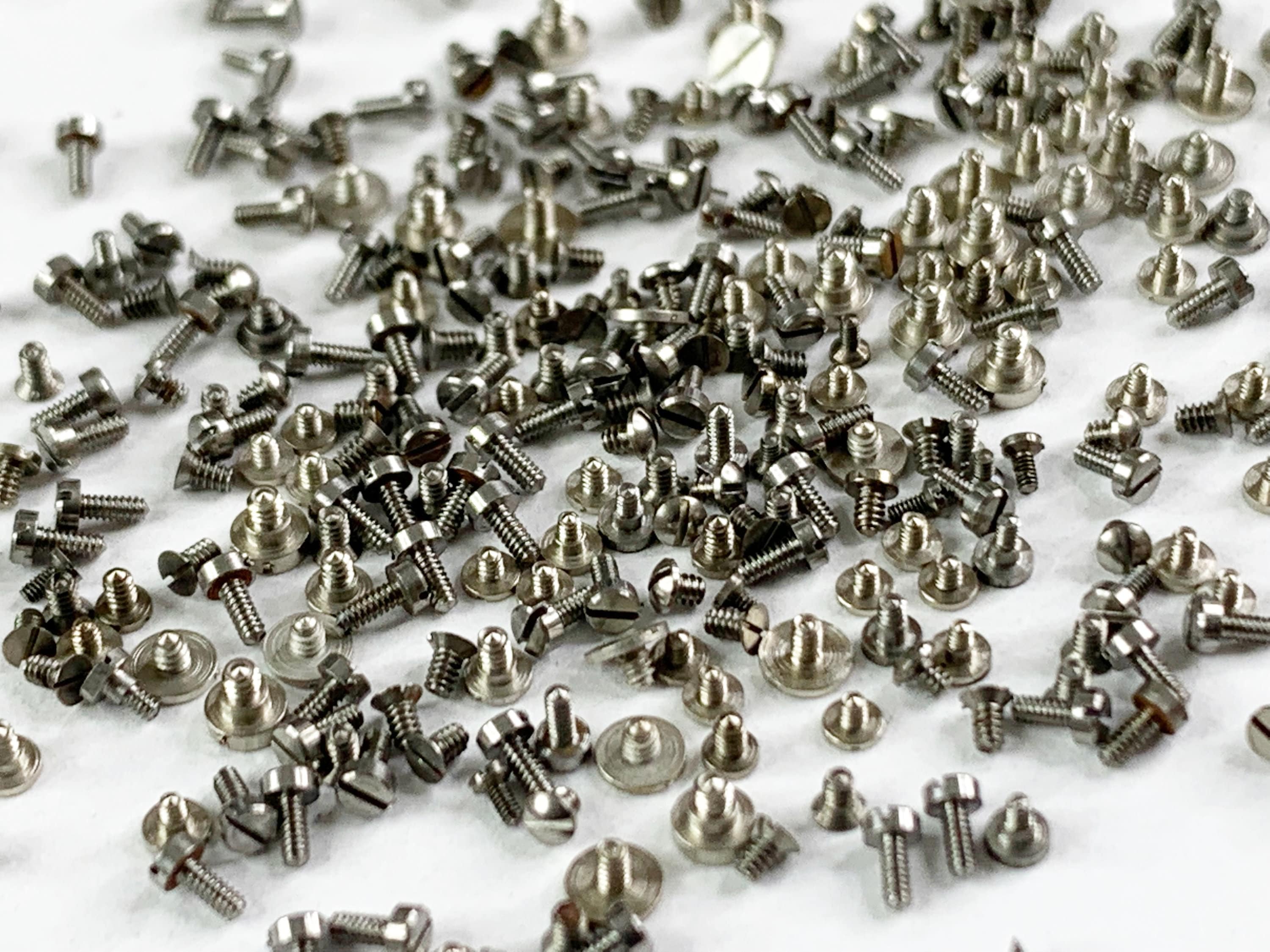 800 PC Tiny Screws for Electronics, Small Mini Pan Head Machine Screws Kit for Eyeglasses Watches Clocks Repair, Silver