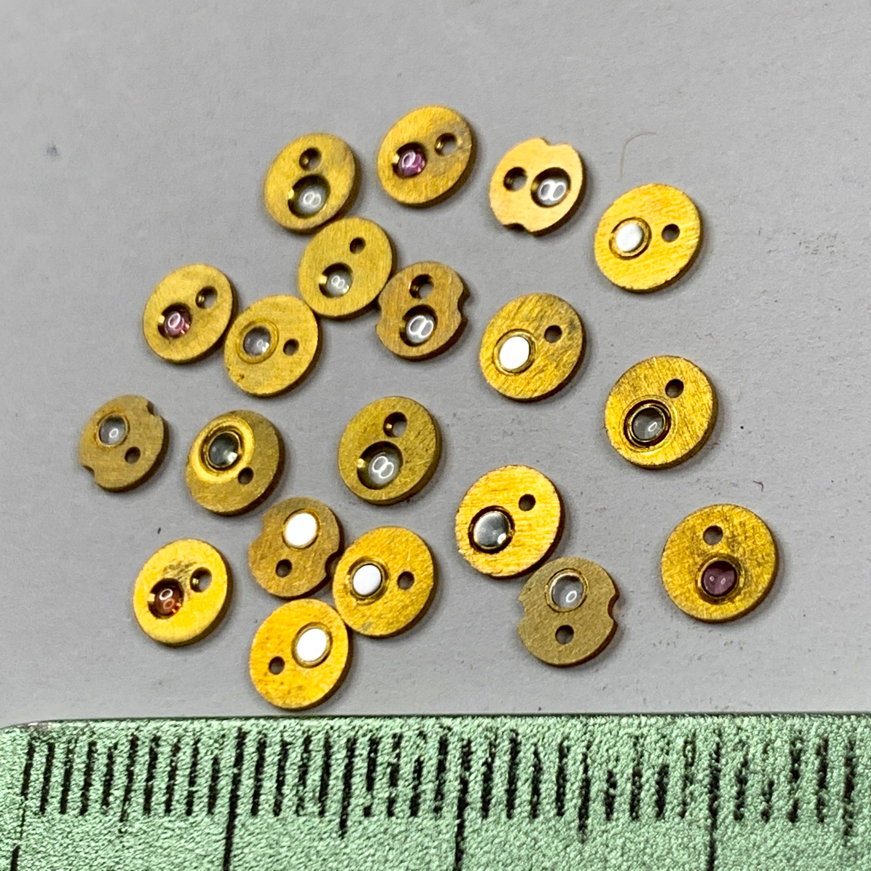 20 Pocket Watch Jewels Balance Steampunk Part Watchmaker Etsy