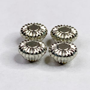 4 Louis XV Pocket Watch Winder Crown 5.75mm Watchmaker Parts Repair White Silver